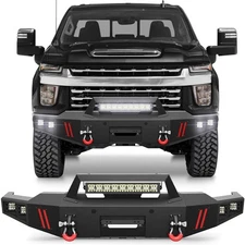 Front Bumper For Chevy Silverado 2500/3500 HD 2020 2021 2022 2023 W/Winch Plate