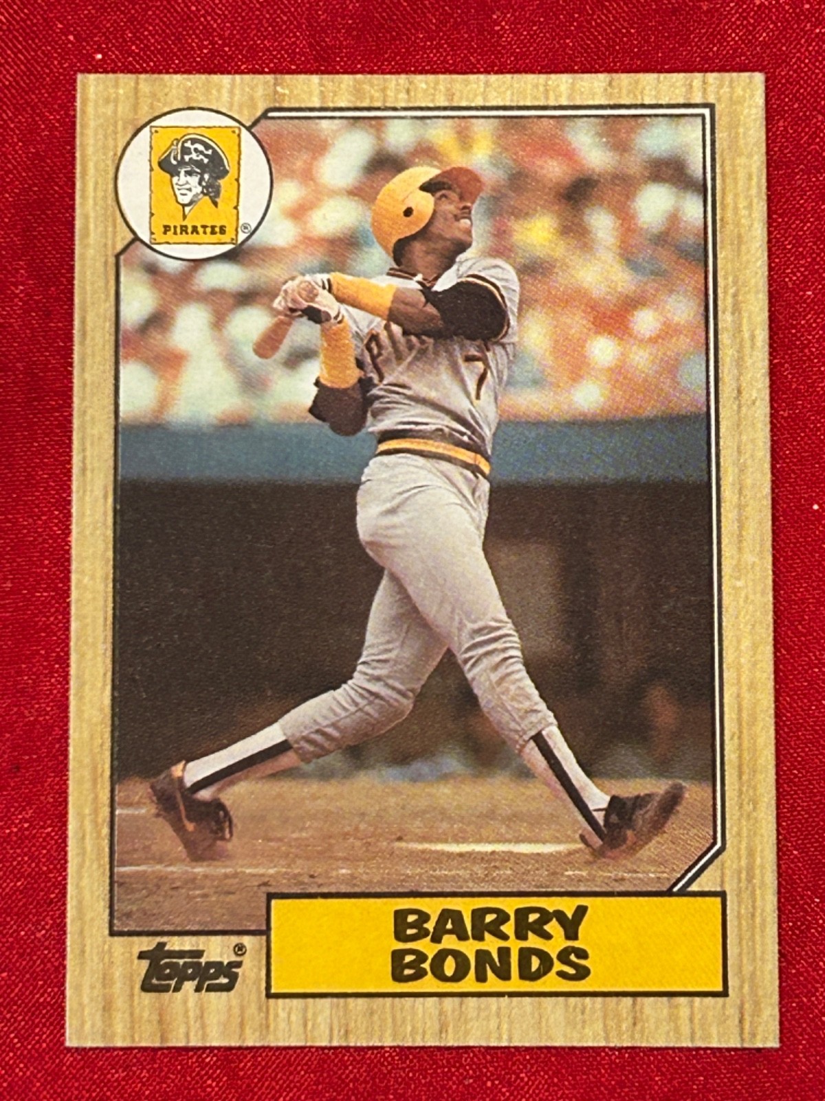 1987 Topps BARRY BONDS Rookie Card #320 RC Pirates *Low Ship HR King