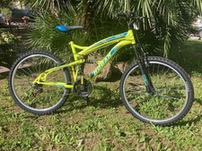Bici 26 MTB Hogan FULL biammortizzata 18 velocità giallo blu