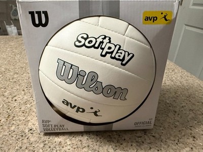 WILSON AVP Soft Play Beach Volleyball - Official Size White NEW