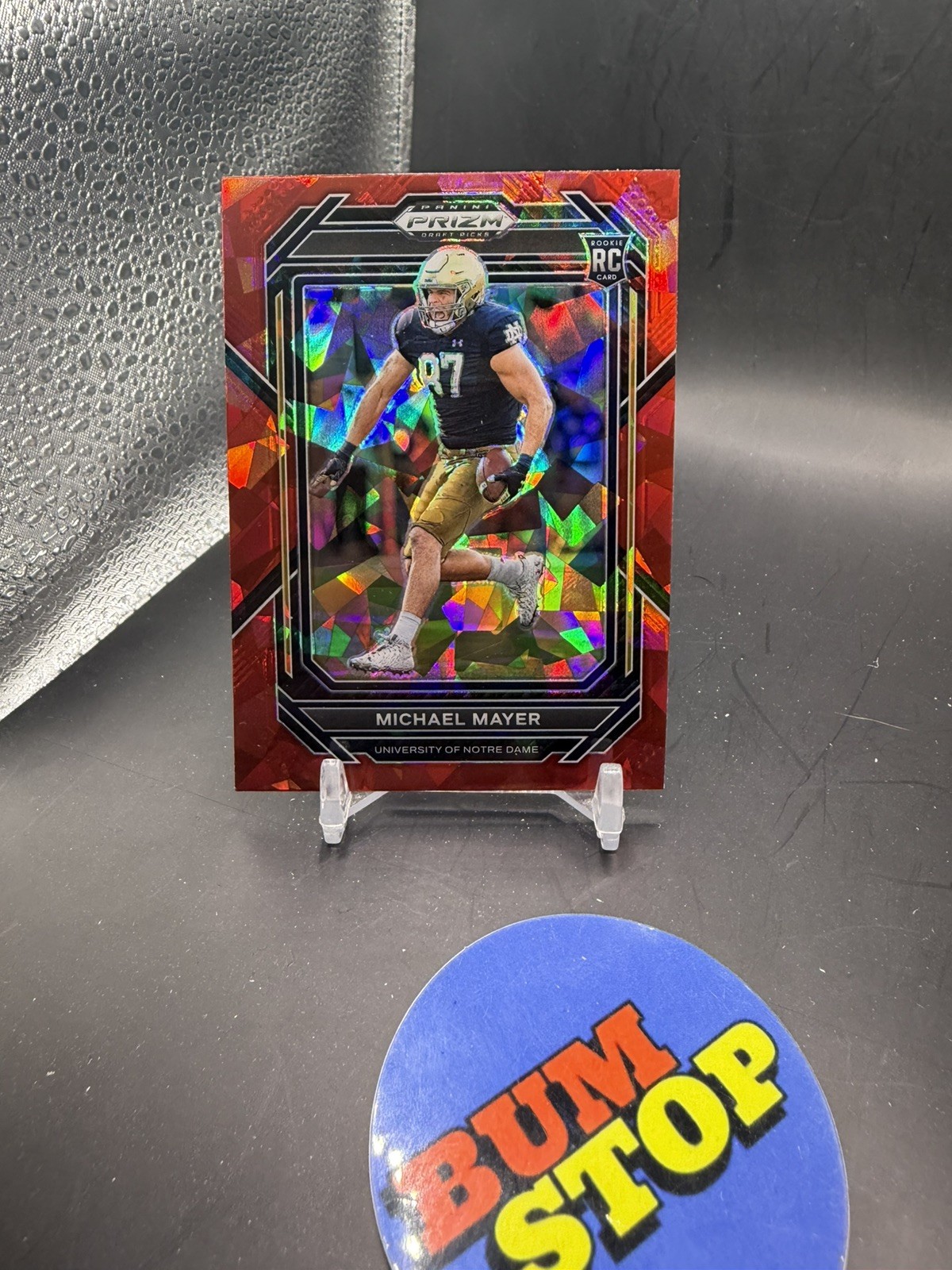 2023 Panini Prizm Draft Picks RED Cracked Ice RC #155 MICHAEL MAYER