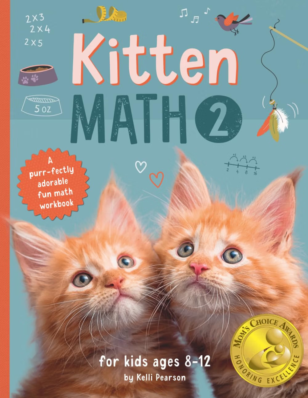 Kitten Math 2: A purr-fectly adorable fun math workbook for kids ages 8-12 - Image 3