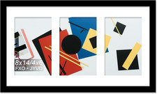 4X6 Picture Frame Collage, Display 3 4X6 Picture Collage or 8X14 Photo Only with