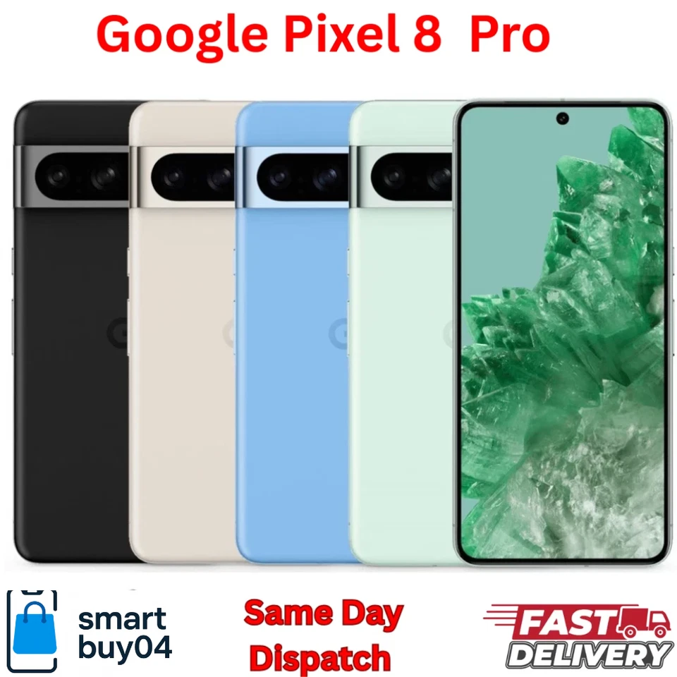 New Google Pixel 8 Pro 5G 128 GB 6.7" Unlocked Smartphone Pristine Condition A+