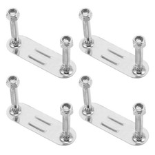 4 Piezas Soporte para Patines Cuádruple Hardware Carretera Drift Patines Placa Base para Cuatro Ruedas