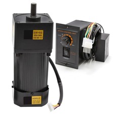 AC Gear Motor Electric Motor & Variable Speed Controller 250W 5K 110V 270RPM