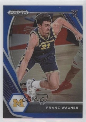 2021-22 Panini Prizm Draft Picks Blue 16/199 Franz Wagner #9 Rookie RC 7y2