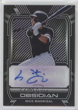 2021 Chronicles Obsidian Electric Etch Purple 96/99 Nick Madrigal #O-NM Auto 2t9