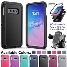 Funda resistente a prueba de golpes para Samsung Galaxy S10e cubierta resistente soporte para teléfono de automóvil