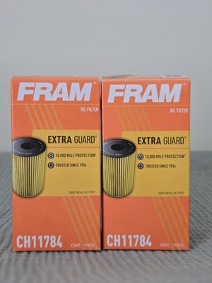 LOT OF 2 - Fram Extra Guard 10k Mile Oil Filter CH11784 - NEW IN BOX