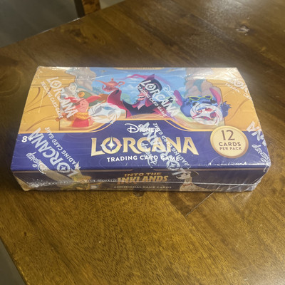 Lorcana Into the Inklands Booster Box Trading Cards Factory Sealed 24 Packs