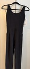 Athleta Salutation Mesh Bodysuit Small Black Athleisure — photo 1