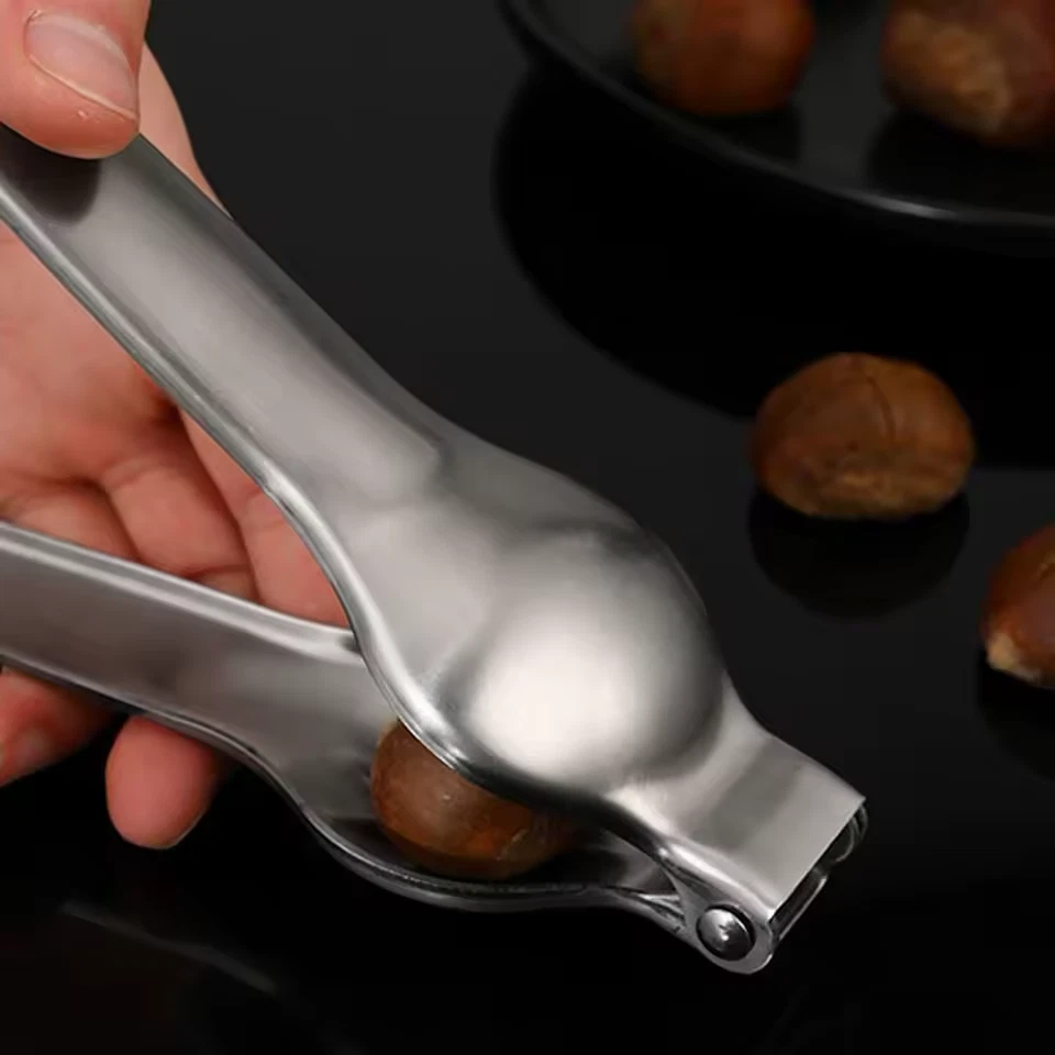 2-in-1 Stainless Steel Chestnut Opener | Quick Pliers & Cutter Kitchen Tool - Image 4 of 4
