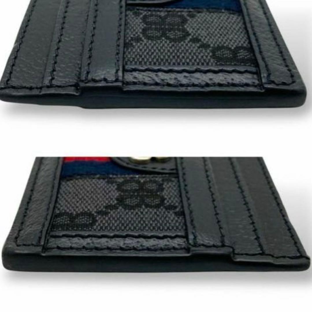 BALENCIAGA GUCCI Card Case Slim Wallet Black Navy Red Hacka Project Ltd thumbnail 4