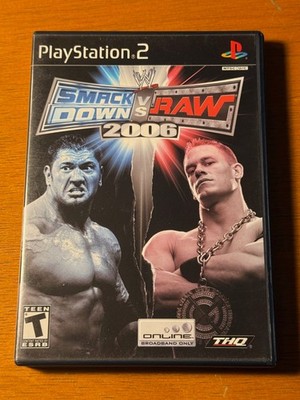 WWE SmackDown vs. Raw 2006 (Sony PlayStation 2) TESTED & WORKING