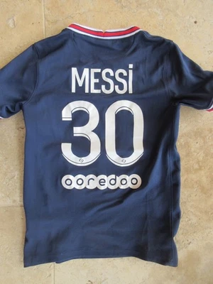 Maillot PARIS SAINT-GERMAIN PSG MESSI n°30 JORDAN shirt jersey enfant 8 10 ans - Photo 1/4