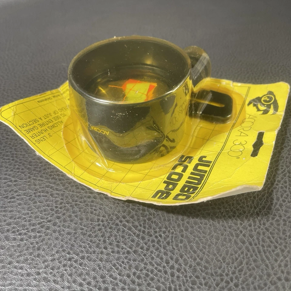 Accra 300 Jumbo Scope NOS 3” Lens w Mount Hunting Made USA New - Image 4 of 4