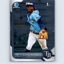 2022 Bowman - Alejandro Pie #BCP-99 - Tampa Bay Rays