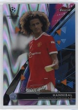 2021-22 Topps Finest UCL RayWave Refractor 195/199 Hannibal Mejbri #17 0oc7