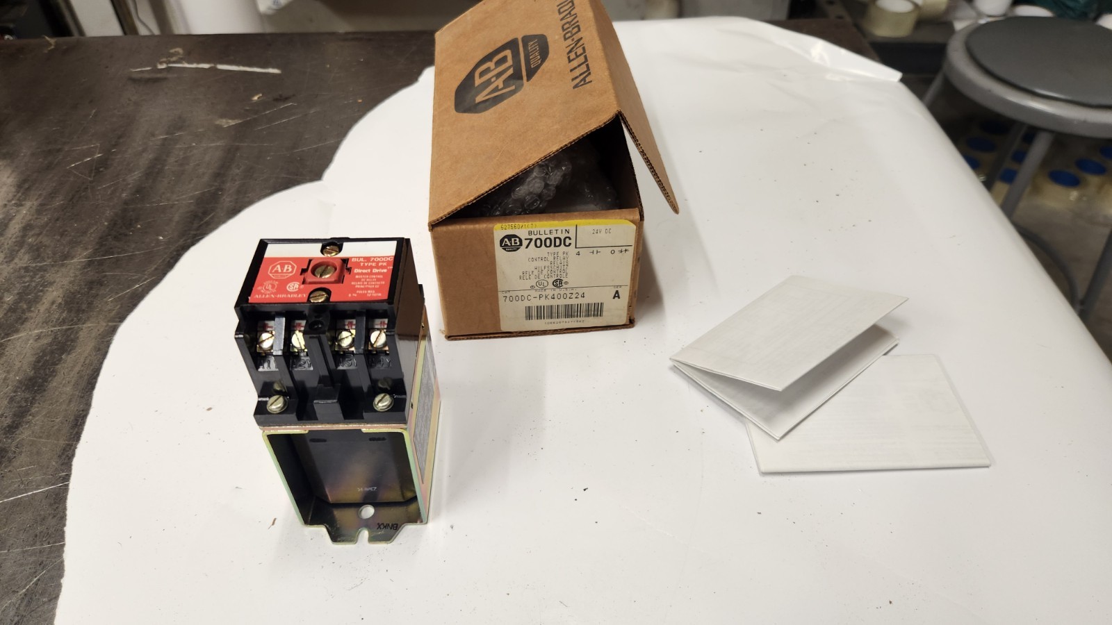 Allen Bradley 700DC-PK400Z24 Control Relay Type PK 24VDC Coil. NEW IN ...