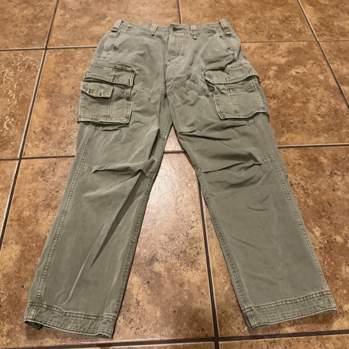 Vintage Abercrombie & Fitch Paratrooper Cargo Pants Mens 31 R 