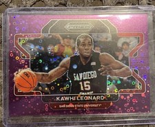 Kawhi Leonard Purple 2022 Panini Prizm Draft Picks Fast Break 20/50 Rare SP SSP
