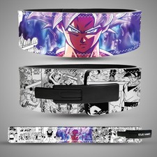 GOKU Weightlifting Belt - Anime Lifting Lever Belt Leather Gym Belt 10mm/13mm 