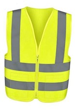  53964A High Visibility SAFETY Vest with 2 Pockets, Neon Yellow XX-Large