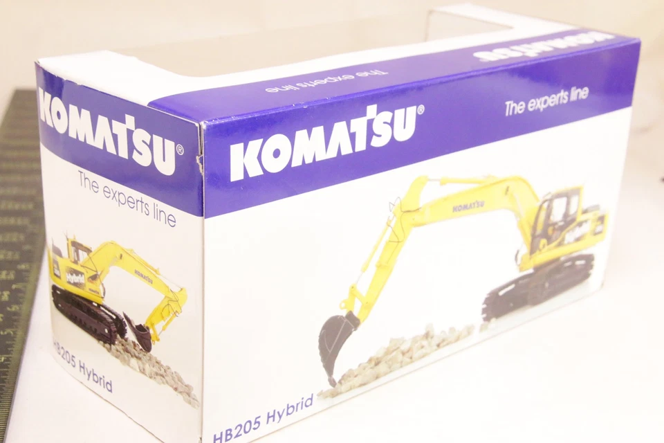 Excavadora de orugas híbrida Komatsu HB205 UH-8080U pasatiempos universales 1:50 NUEVO stock antiguo Foto 4 de 4