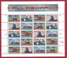 1999 États-Unis, n° 3281/3285 FEUILLE MNH/**