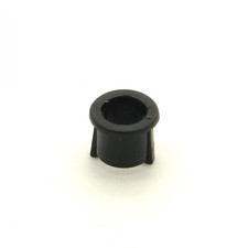 Clip f&uuml;r 5mm LED, einteilig, schwarz, LED-Fassung, Kunststoffring, LED-Halterung