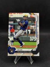 2026 Topps Now Card #427 Luis Lara Call-up RC rookie! Brewers!!!!!. rookie card picture