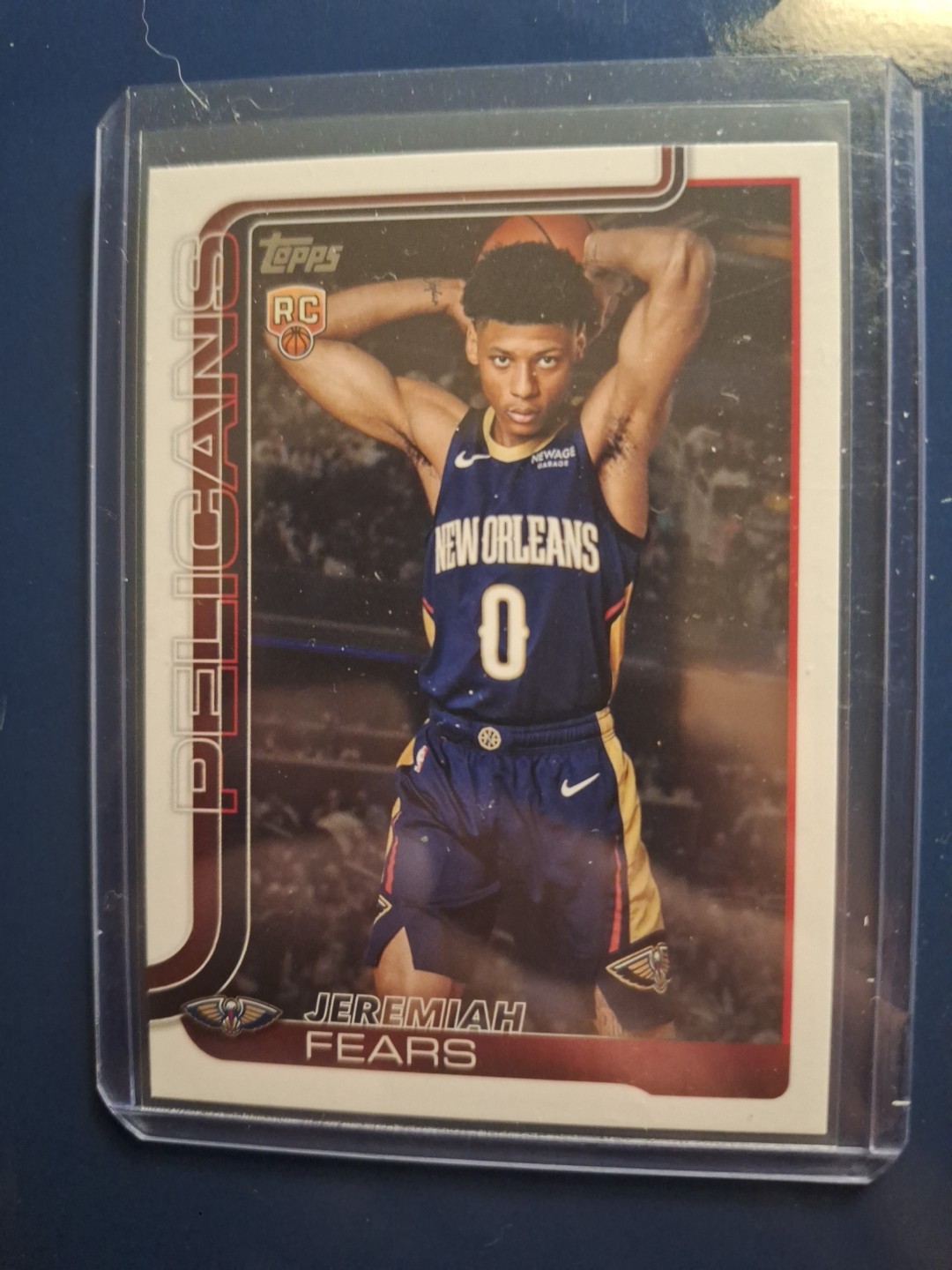 2025-26 Topps Basketball Jeremiah Fears RC #207 - Pelicans