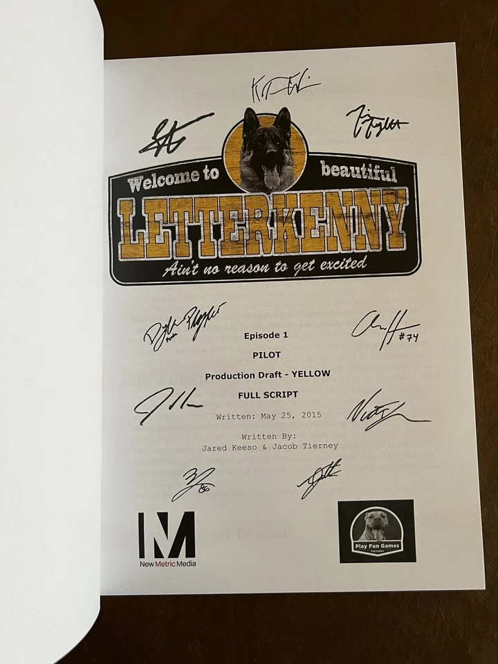 Letterkenny Reproduction Script w/ Facsimile Autographs - Image 2 of 2