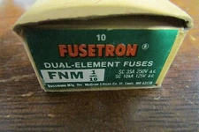 COOPER BUSSMAN FUSETRON Dual Element Fuses FNM 1 10 FNM 1/10 *Price Per Fuse*