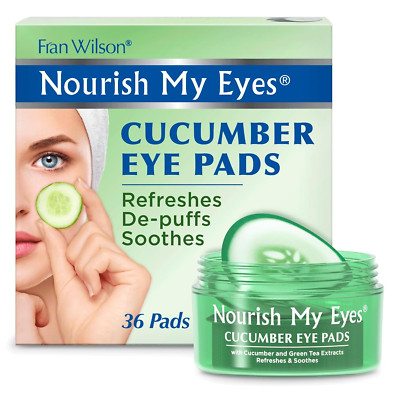 Nourish My Eyes Cucumber & Green Tea Pads - Refresh & Reduce Puffiness (6 Pack)