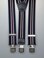 TOURBON Strapazierfähige Hosenträger Aus Baumwolle Und Leder, Herren