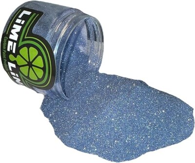 LiME LiNE Sprayable Ice Blue Metal Flake Paint Additive - 3 Oz Flake Glitter