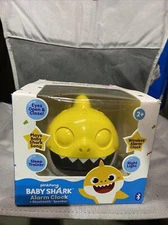 Nickelodeon Pinkfong Baby Shark Alarm Clock Sound Machine with Bluetooth Speaker