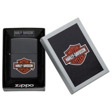 ZIPPO Harley-Davidson® 60001253 | Feuerzeug Lighter Made in USA | mattschwarz