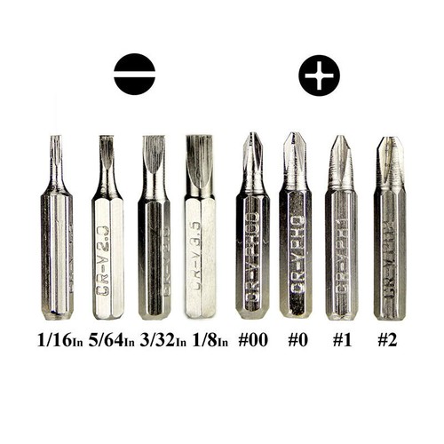 8 in 1 Aluminum Pen Style Screw Driver Multi-Portable Tool Precision Screwdriver - Picture 8 of 14