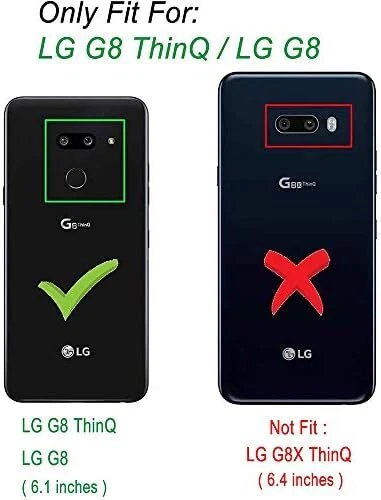 Phone Case for LG G8 ThinQ Cover Hybrid Rugged Shockproof Hard Drop Proof Full B