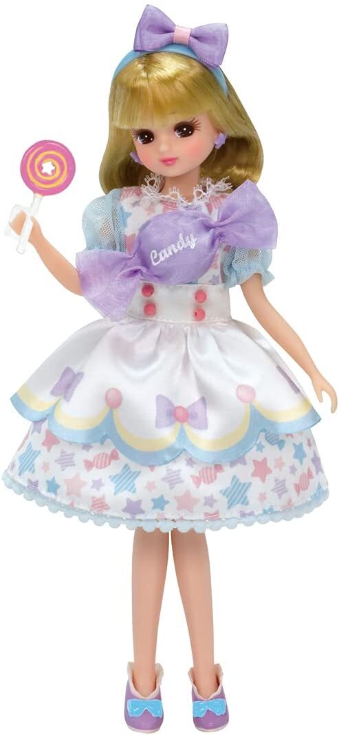 TAKARA TOMY Licca-chan Doll LD-09 Sweet Candy Girl Toy Dress Bow