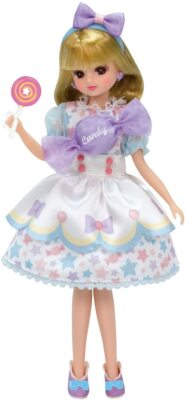 TAKARA TOMY Licca-chan Puppe LD-09 Sweet Candy Mädchen Spielzeug Kleid Schlei...