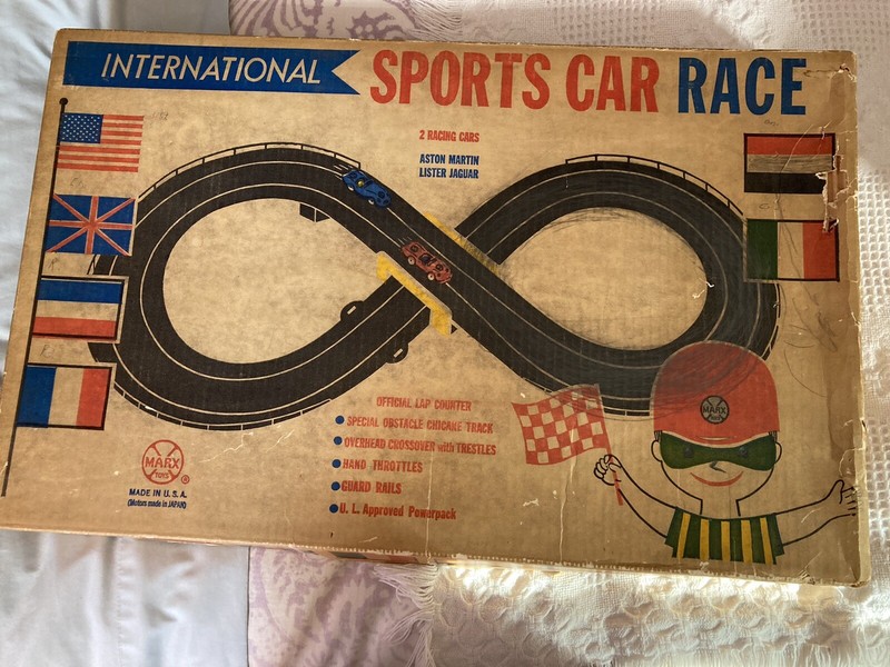 MARX Toys International Sports Car Race set