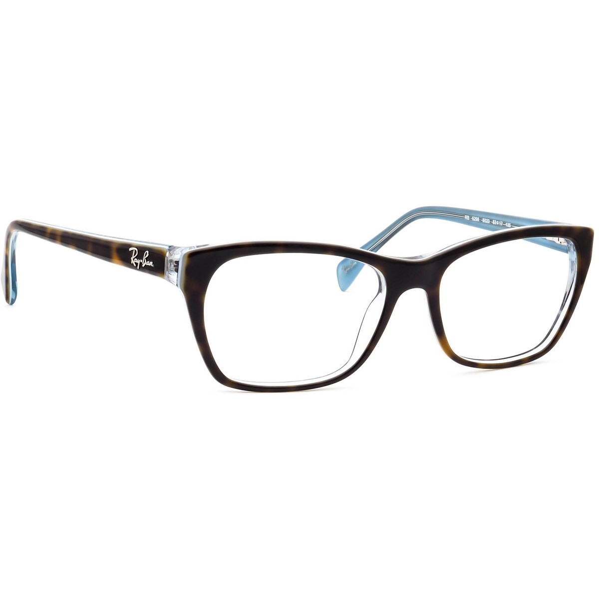 Ray-Ban Eyeglasses RB 5298 5023 Dark Havana on Blue  display picture 1