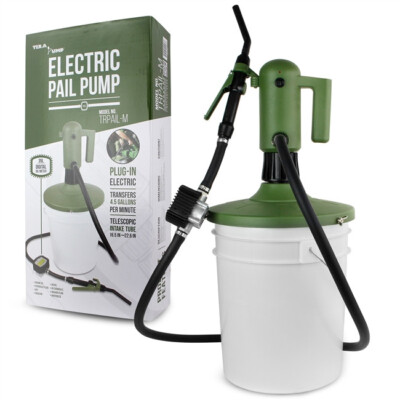 Tera Pumps 110V Ac Elc. Pail Pump W/Meter (20107)