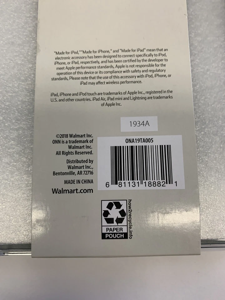 Onn Folio Case For IPad Air 1, IPad Air 2, IPad 9.7 (2017)- Gray - Image 2 of 4