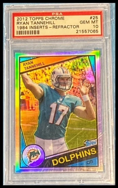 Ryan Tannehill Topps Chrome 1984 Inserts #25 Refractor