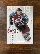 2002-03 Upper Deck SP Game Used #12 Joe Sakic Colorado Avalanche HOF